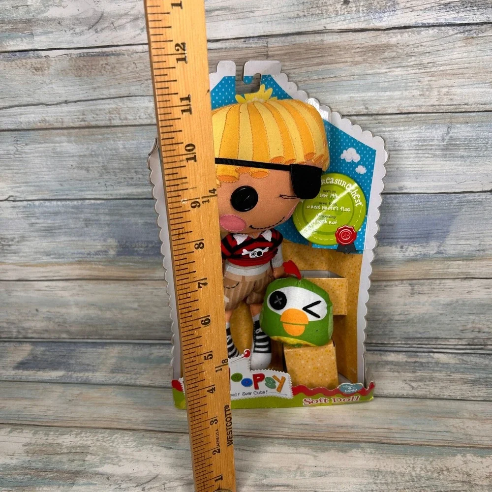 Lalaloopsy Soft Doll Pirate Patch Treasure chest Boy Plush Stuffed